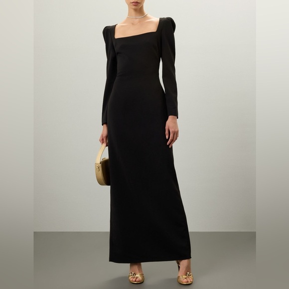 Badgley Mischka Dresses & Skirts - Badgley Mischka Black Long Sleeve Gown